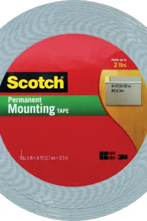 New Release 3M 4016-1 Foam Tape, 36 yd L, 1 in W, Off-White