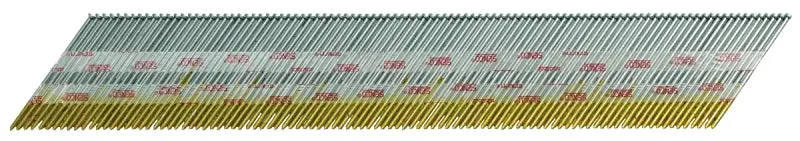 Hot Deal Senco DA25EAB Series Finish Nail, Glue Collation, 2-1/2 in L, 15 ga, Galvanized Steel, Brad Head, Smooth Shank