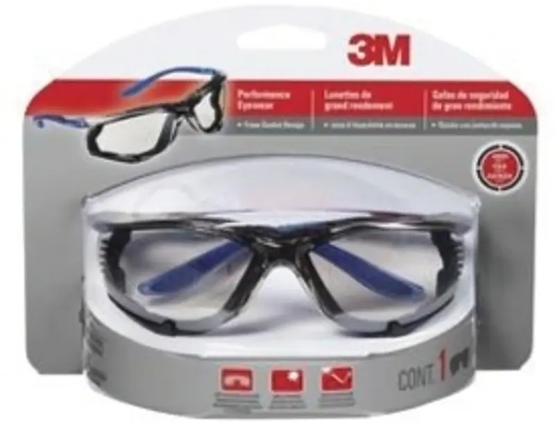 3M 7100115673 Performance Eyewear, Scratch-Resistant Lens, Blue Frame, UV Protection: Yes Bargain