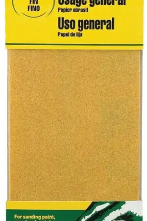 Trusted Brand 3M 9015 Sandpaper Sheet, 9 in L, 3.66 in W, Fine, 150 Grit, Aluminum Oxide Abrasive, Paper Backing