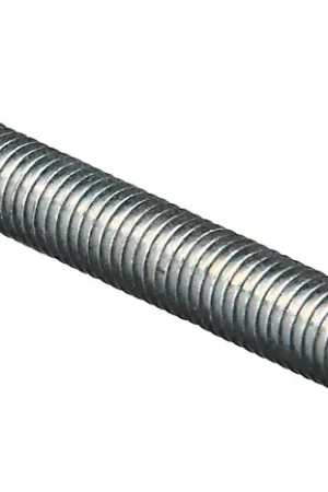 While Supplies Last National Hardware N179-523 Threaded Rod, 7/16-14 Thread, 36 in L, A Grade, Steel, Zinc, UNC Thread