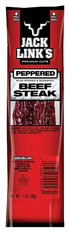 Jack Link's 02028 Snack, Pepper, 1 oz Bag, Pack of 12 Big Sale