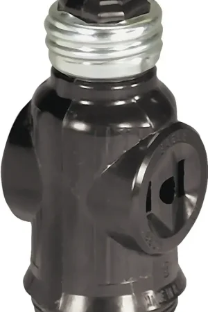 Best Price Eaton Wiring Devices 715B-BOX Lamp Holder Adapter, Medium Base, 660 W, Thermoplastic, Brown