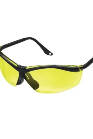 3M 90966-WV12 Sport-Inspired Safety Eyewear, Anti-Scratch Lens, Semi-Rimless Frame, Black Frame Trending
