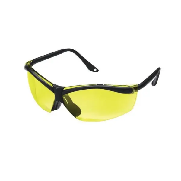 3M 90966-WV12 Sport-Inspired Safety Eyewear, Anti-Scratch Lens, Semi-Rimless Frame, Black Frame Trending