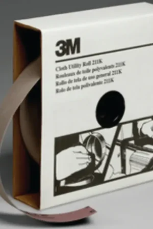 3M 211K 05028 Utility Cloth Roll, 50 yd L, 1-1/2 in W, 120 Grit, Fine, Aluminum Oxide Abrasive New Release