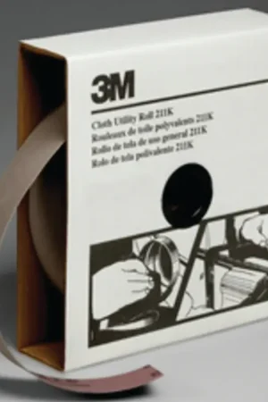 3M 211K 05026 Utility Cloth Roll, 50 yd L, 1-1/2 in W, 180 Grit, Very Fine, Aluminum Oxide Abrasive Authentic