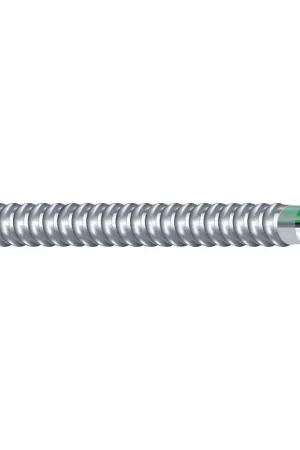Armorlite 68580021 Metal Clad Armored Cable, 12 AWG Cable, 2 -Conductor, 25 ft L, Copper Conductor, THHN/THWN Insulation Limited Time