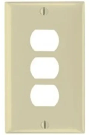 Top Pick Legrand K3I Wallplate, Standard-Size, 4-1/2 in L, 2-3/4 in W, 1-Gang, Thermoset