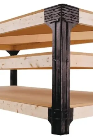 2x4basics 90158 Workbench Kit, Resin, Black Crafted