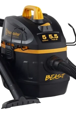 Must Have Vacmaster Professional Beast Series VFB511B 0202 Wet and Dry Vacuum, 5 gal, 102 cfm Air, 6 hp, 120 V