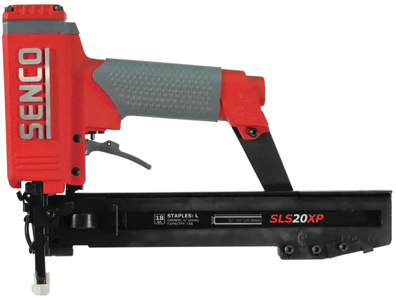 Deal Senco 490105N Stapler, 1/4 in W Crown, 1-1/2 in L Leg, Narrow Crown Staple, 168 Magazine, 1.92 cu-ft Air