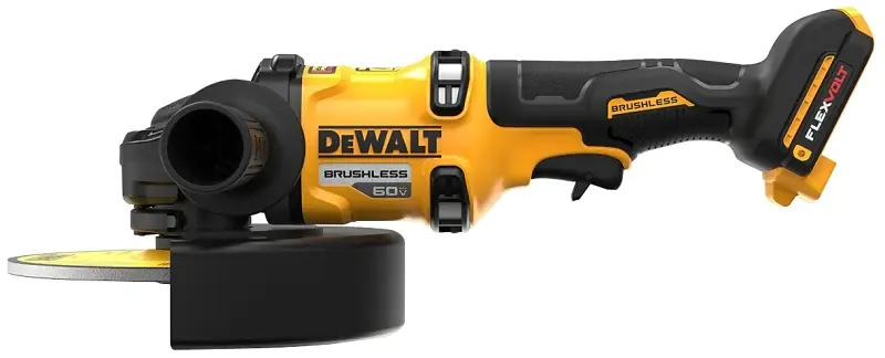Special Discount DEWALT FLEXVOLT Series DCG440B Brushless Grinder with Kickback Brake Kit, Tool Only, 60 V, 5/8-11 Spindle