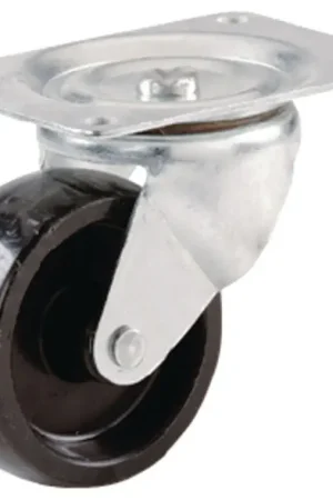 Trusted Brand Shepherd Hardware 9394 Swivel Caster, 3 in Dia Wheel, 1-1/4 in W Wheel, Polypropylene Wheel, 210 lb
