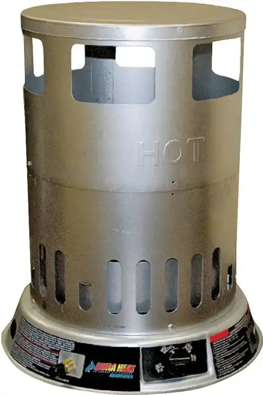 Factory Price Dura Heat LPC80 Convection Heater, Liquid Propane, 50000 to 80000 Btu, 2000 sq-ft Heating Area, Silver