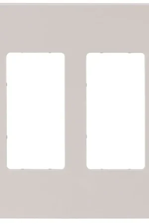 Weekend Sale Eaton PJ Series PJS262W Wallplate, 4.87 in L, 4.94 in W, 2-Gang, Polycarbonate, White, High-Gloss