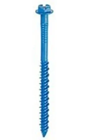 Direct From Factory Tapcon 24305 Screw Anchor, 1-3/4 in L, Hex Drive, Steel, Climaseal, 75 PK, 3/16 in Drive