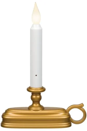 Xodus Innovations FPC1325B Candle, C Alkaline Battery, LED Bulb, Antique Brass Holder, Pack of 6 Premium