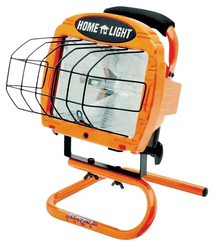 CCI L33 Work Light with Switch, 120 V, 500 W, 1-Lamp, Halogen Lamp, 8000 Lumens, Orange Authentic