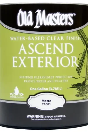 Latest Old Masters 71001 Clear Finish, Matte, Liquid, 1 gal, Pack of 2