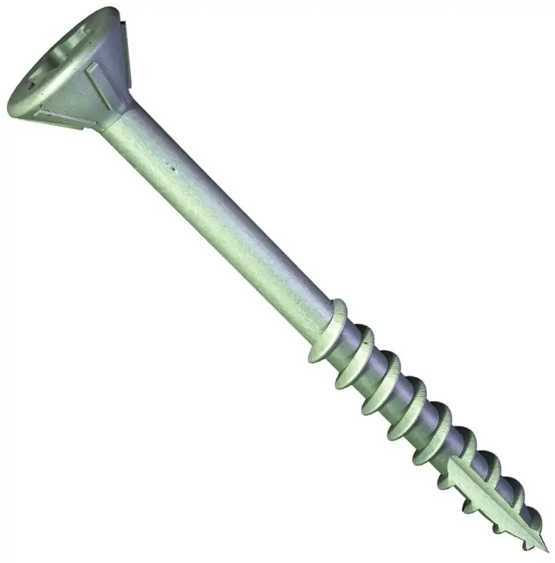 Markdown Grabber Construction VBG7200G Deck Screw, #7 Thread, 2 in L, Coarse Thread, Flat Head, Star Drive, QuickGrab Point, 5 lb