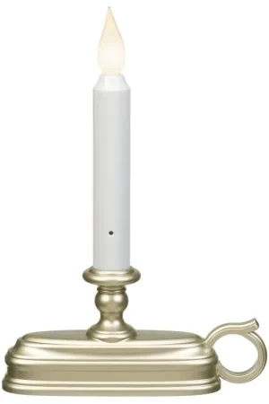 Xodus Innovations FPC1325P Candle, C Alkaline Battery, LED Bulb, Pewter Holder, Pack of 6 Cheap