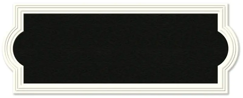 Authentic Hy-Ko AK-461 Address Plaque, Rectangular, Plastic, Off-White, Pack of 3