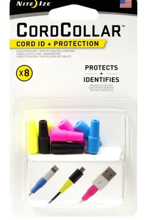 Discount Nite Ize GCC-A1-8R7 Cord ID and Protection, 0.82 in L, 0.3 in W, TPE