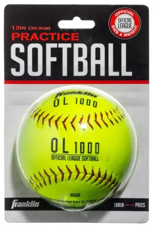 Hot Picks Franklin OL 1000 Series 10981 Soft Ball, 12 in Dia, Synthetic