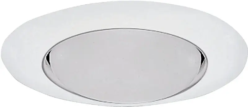 Place Order Halo 401P Recessed Light Trim, 6 in Dia, Metal Body, White