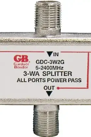 Budget Gardner Bender GDC-3W2G Satellite/Digital TV Splitter