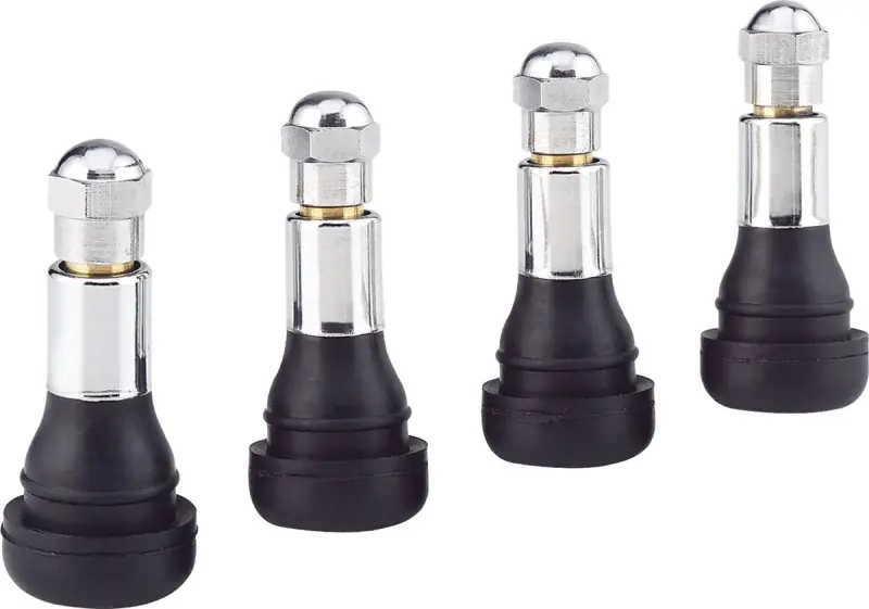 Genuine Victor M4134 Tire Valve, Rubber, Chrome Next Day Delivery