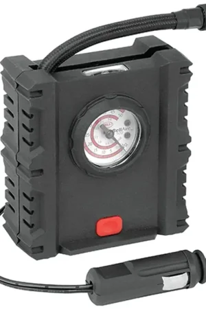 Affordable Genuine Victor 500 Series 22-1-30500-8 Tire Inflator, 12 V, 1 to 50 psi Pressure, Dial, ABS, Black/Red