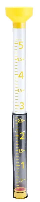 Authentic Taylor 2706 Rain Gauge, 5 in, Multi-Color