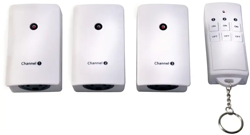 Woods 13569 Wireless Remote Control, 15 A, 125 V, 1875 W, CFL, LED Lamp, White Cheap