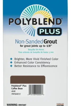 Custom Polyblend PBPG64610 Non-Sanded Grout, Coffee Bean Express Delivery