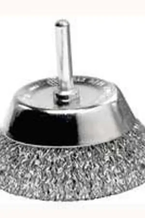 Weiler 36419 Wire Cup Brush, 2-3/4 in Dia, 1/4 in Arbor/Shank, Steel Weekend Sale