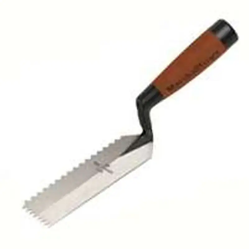 Last Chance Marshalltown 52VND Margin Trowel, 5 in L Blade, 2 in W Blade, DuraSoft Handle, Steel Blade