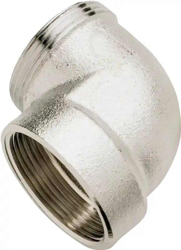 Plumb Pak PP20CP Pipe Elbow, 1/2 in, IPS, Brass, Polished Chrome Fan Favorite