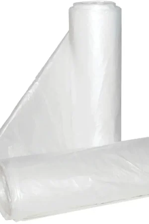 ALUF Plastics Hi-Lene Series HCR-404816C Anti-Microbial Coreless Can Liner, 45 gal, HDPE, Clear Fast Shipping