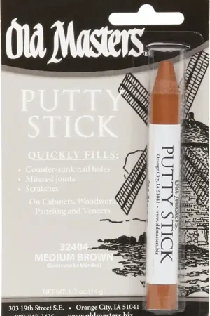 Old Masters 32404 Putty Stick, Medium Brown, 1/2 oz Deal