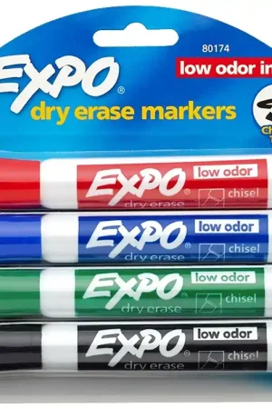 High Quality Expo 80174 Dry Erase Marker, Chisel Lead/Tip, Assorted Lead/Tip