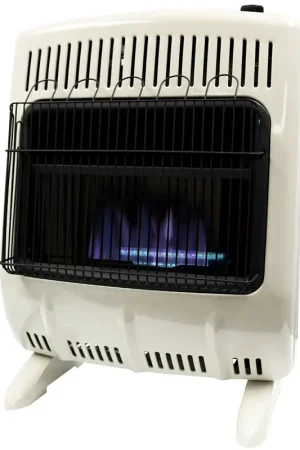 Brand New Mr. Heater MHVFDF20BFT Series Vent-Free Blue Flame Heater, 700 sq-ft Heating Area, 20 lb Fuel Tank, 20,000 Btu