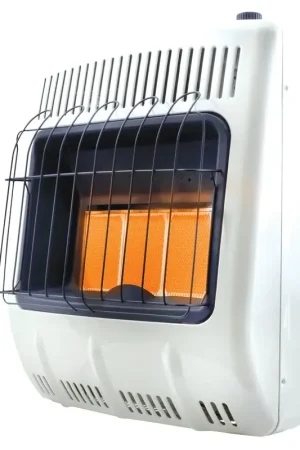 Buy Today Mr. Heater MHVFDF20RTT Vent-Free Radiant Dual Fuel Heater, 23-1/2 in W, 27 in H, 20,000 Btu/hr Heating, White
