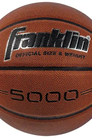 Place Order Franklin 32050 Basketball, 29-1/2 in Dia, Black/Tan