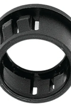 Today Only Jandorf 61435 Conduit Bushing, Nylon, Black, 1/2 in Dia Panel Hole, 0.406 in Thick Panel