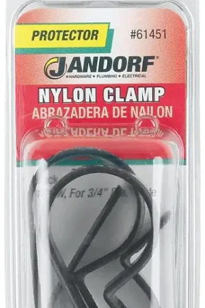 Time-Limited Jandorf 61451 Cable Clamp, 3/4 in Max Bundle Dia, 1/2 in W, Nylon, Black