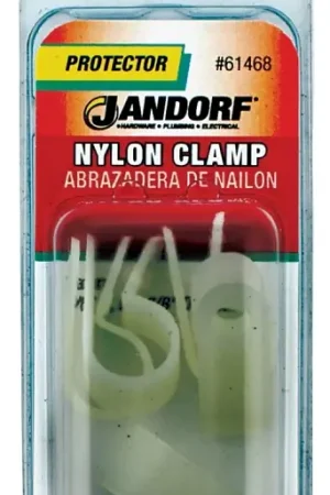 While Supplies Last Jandorf 61468 Cable Clamp, 3/8 in Max Bundle Dia, 3/8 in W, Nylon, Natural
