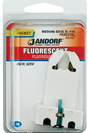 Trusted Brand Jandorf 60497 Lamp Socket, 600 V, 660 W, Plastic Housing Material