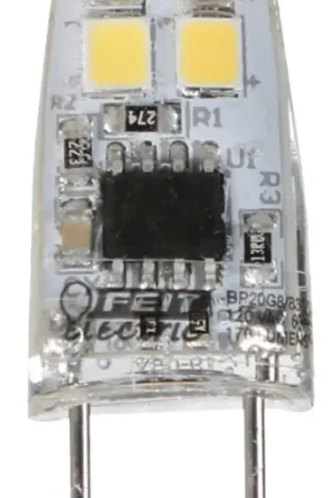 Feit Electric BP20G8/830/LED LED Bulb, Specialty, T4 Lamp, 20 W Equivalent, G8 Lamp Base, Dimmable, Clear, Warm White Sale